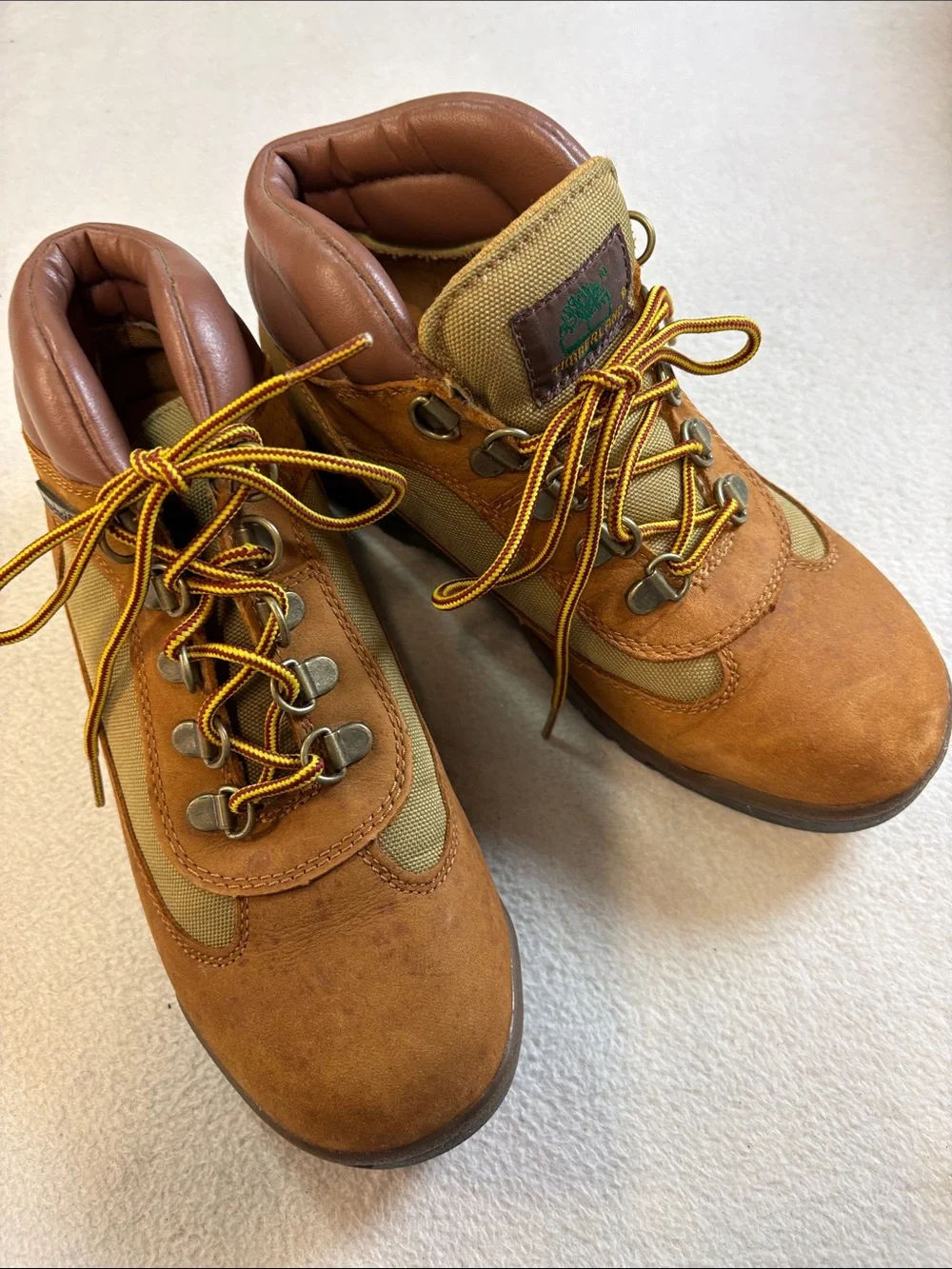 Timberland Tan & Brown Suede Trail Boots